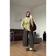 Miraydin Butik Kadın Seyyar Bağlamalı Oy-Sho Kumaş Tunik M62410 - Yeşil
