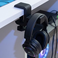 Joy Shine Masa Kenarı Kulaklık Standı, Ofis ve Oyuncu Kulaklık Tutucu, Ayarlanabilir Vidalı