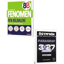 Fenomen 2027 8 Fen Bilimleri Soru Bankası (B)+ Evp Akademi Paragraf
