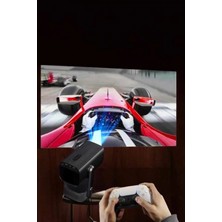 Pileli Store Taşınabilir Sinema Oyun Projektörü Akıllı Projeksiyon Android 11