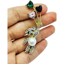 BB Bi Butik Shop Sevimli Ayıcık Taşlı Broş