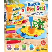 Toha 🏖️ Küçük Plaj Oyun Hamuru Seti – 6 Parça 3 Renk Eğitici Yaratıcı Çocuk Oyun Seti 3+ Yaş