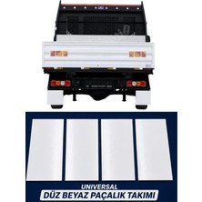 Otokap Universal Ford Transit Kamyonet Ön Arka Beyaz 4 Lü Set Paçalık Takımı Çamurluk Tozluk Aksesuar