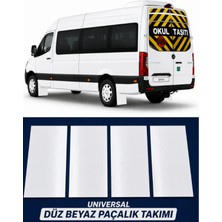 Otokap Universal Mercedes Sprinter Ön Arka Beyaz 4 Lü Set Paçalık Takımı Çamurluk Tozluk