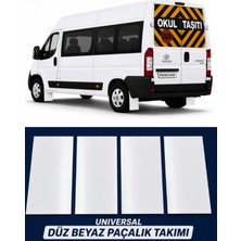 Otokap Universal Toyota Proace Max Ön Arka Beyaz 4 Lü Set Paçalık Takımı Çamurluk Tozluk Aksesuar