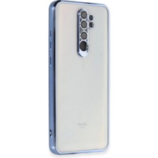 Xiaomi Redmi Note 8 Pro Kılıf Razer Lensli Silikon - Açık Mavi