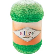 Alize Softy Plus Ombre Batik 500 gr Dev Iplik Polar ve Battaniye Ipliği 7287