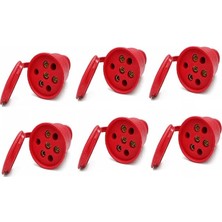 Universal Trifaze Kauçuk Dişi  Fiş 3X25A (6 Adet)