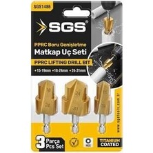 İbtaş SGS1486 - Pprc Boru Genişletme Matkap Ucu Seti 15-19/18-24/24-31MM
