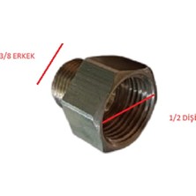 Universal Düşürücü 1/2 Dişi 3/8 Erkek