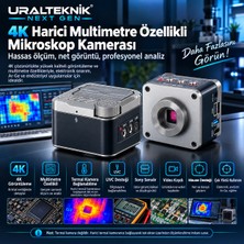 Ural Teknik Next Gen 4K Dijital Multimetre ve Termal Ölçüm Özellikli Mikroskop Kamera Tamir Cerrahi Tıbbi (Sadece Kamera)