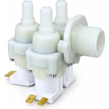 Bürküt Ventil Üçlü 90C (24V Ac/dc) Plastik Geçmeli  10,5mm
