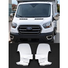 Otokap Universal Ford Transit 2014-2023 Uyumlu Krom Ayna Kapağı Abs Nikelaj Sağ Sol 2 Parça Takım