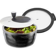 Gefu Salata Kurutucu Rotare – 3 L Hacim – Kranklı ve Taze Tutma Kapaklı / Bpa Içermeyen Sebze