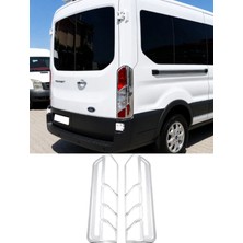 Otokap Universal Ford Transit 2014-2023 Uyumlu Krom Stop Çerçevesi Abs Sağ Sol Arka Stop Lamba Kaplaması