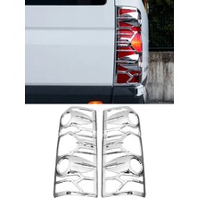 Otokap Universal Volkswagen Crafter 2006-2017 Uyumlu Krom Stop Çerçevesi Abs Sağ Sol Arka Stop Lamba Kaplaması