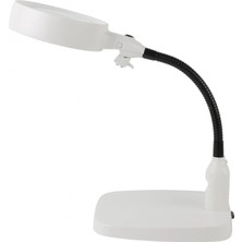Pileli Store Nikula-Masaüstü 10X LED Işıklı Büyüteç Okuma El Sanatları Onarım Büyüteç 7765