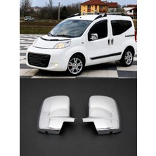 Otokap Universal Fiat Fiorino 2008-2023 Uyumlu Krom Ayna Kapağı Abs Nikelaj Sağ Sol 2 Parça Takım