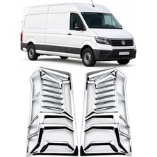 Otokap Universal Volkswagen Crafter 2018 ve Sonrası Uyumlu Krom Stop Çerçevesi Abs Sağ Sol Arka Stop Lamba Kaplaması