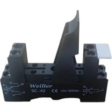 Weiller Sc-42 8 Pin Iğne Bacak Role Soketi Raya Montaj