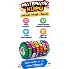 Tombi-X Matematik Küpü 4 Işlem Eğitici Zeka Oyunu Çocuklar Için Toplama Çıkarma Çarpma Bölme Oyuncağı