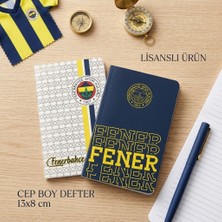 Bakgelal Fenerbahçe Lisanslı Cep Boy Defter 13X8 cm – Taraftar Desenli Mini Not Defteri 1 Adet