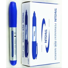 Permanent Marker Keçeli Koli Kalemi 10 Adet Mavi