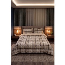Comforter Çift Kişilik Yorgan Seti Bej