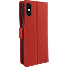 Marmara Avm Apple iPhone Xs Trend S Plus Kapaklı Kılıf - Kırmızı