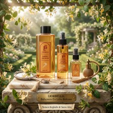 Liorbella Hanımeli Kolonyası 3’lü Set 400+150+50 ml Sprey Kolonya Ev Ofis Çanta Araç Seyahat