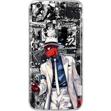MONOFLEX iPhone 6/6s Uyumlu Çizgi Roman Kahraman Desenli Şeffaf Telefon Kılıfı