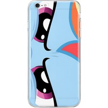 MONOFLEX iPhone 6 Plus/6s Plus Uyumlu Baskılı Yumuşak Silikon Şeffaf Telefon Kılıfı