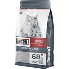 Hobibahçem Decent Tuklu Yetişkin Kedi Sı 1,5 kg Control Tuk & Pirinç Yetişkin Kedi Sı