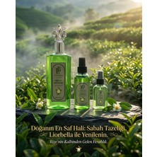 Liorbella Yeşil Çay Kolonyası 3’lü Set 400+150+50 ml Sprey Kolonya Ev Ofis Çanta Araç Seyahat