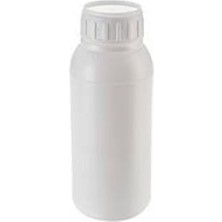 Alsun Plastik Yuvarlak Numune Şişe 500 ml -Yüksek Kalite Hdpe- Tarım Şişesi 50 Adet