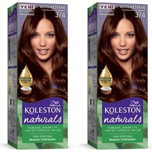 Pileli Store Naturals Saç Boyası Koyu Kestane 3/4 2x Paket