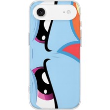 MONOFLEX iPhone 17 Air Uyumlu Baskılı Yumuşak Silikon Şeffaf Telefon Kılıfı