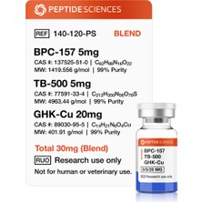 Glow Blend +Bac-Water Hediye Peptide Sciences
