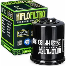 Hiflo Filtro Hıflo Fıltro HF183 Piaggio Liberty 125 4t I-Get Corporate E4 Uyumlu Hiflofiltro Yağ Filtresi (2020-2022)