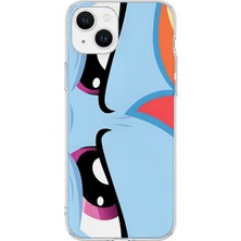 MONOFLEX iPhone 15 Plus Uyumlu Baskılı Yumuşak Silikon Şeffaf Telefon Kılıfı