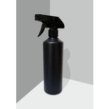 500 ml Boş Siyah Politilen Kimyasala Dayanıklı Sprey Şişe