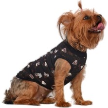 Organik Kumaşlı Köpek ve Kedi Kıyafeti Tazmanyalı Siyah L