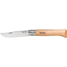 Opinel OP-001084 Inox No.12 Kayın Saplı Paslanmaz Çelik Çakı