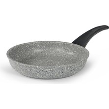 Flonal Dura Indüksiyon Tava, Sağlıklı Pişirme ve Kızartma, Yapışmaz ve Çizilmeye Karşı Son Derece Dayanıklı, Indüksiyon, Gaz, Seramik, Italyan Birinci Sınıf Kalite (Kızartma Tavası 24 Cm)
