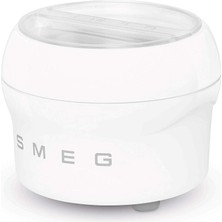 Smeg, SMIC01 Yoğurma Makinesi Dondurma Makinesi, 1,1 L Kapasite, Soğutma Sistemli Soğutma Kabı, Aksesuarlar Dahildir, Smeg SMF02/03/13 Gezegen Yoğurucu ile Uyumlu