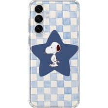 MONOFLEX Samsung Galaxy A55 Uyumlu Snoopy Desenli Şeffaf Telefon Kılıfı