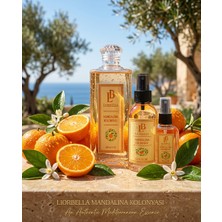Liorbella Mandalina Kolonyası 3’lü Set 400+150+50 ml Sprey Kolonya Ev Ofis Çanta Araç Seyahat