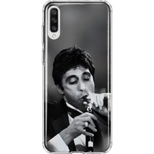 MONOFLEX Samsung Galaxy A50/A30S Uyumlu Sinema Portresi Desenli Şeffaf Telefon Kılıfı