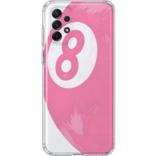 MONOFLEX Samsung Galaxy A33 Uyumlu Bilardo Topu Desenli Şeffaf Telefon Kılıfı