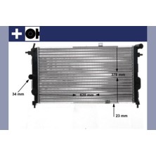 Mahle Dpmix-Hb 8MK376715-721 Radyatör Vectra A 90-95 Calibra A 94-97 Ac Klimasiz Otom 618X375X28